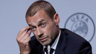 Presidente de la UEFA pasará por pruebas de descarte de coronavirus antes de entregar el trofeo al ganador de la Champions