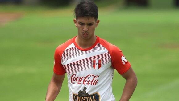 Alessandro Burlamaqui forma para de la Selección Peruana categoría sub-20. (Foto:FPF)