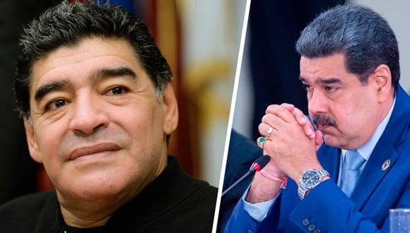 Nicolás Maduro denunció que a Diego Maradona “lo mataron”. (Foto: AFP)