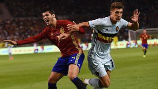 Selección de España: Morata salió lesionado y fue reemplazado por Diego Costa