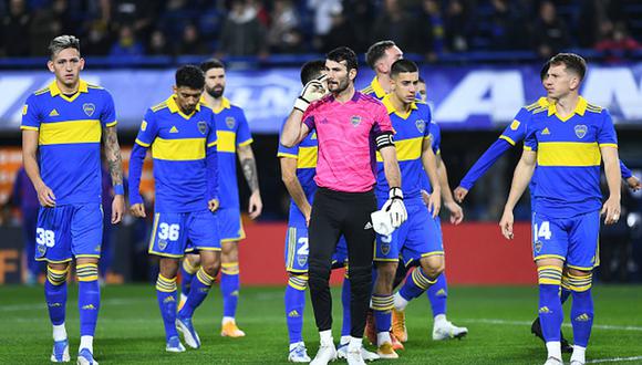 Boca perdió 3-0 ante Banfield en La Bombonera por la fecha 6 de la Liga Profesional Argentina. (Foto: Getty Images)