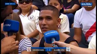 Roberto Siucho llegó al Monumental para el 'clásico’ y enseñó cómo pronunciar su nuevo nombre en chino [VIDEO]