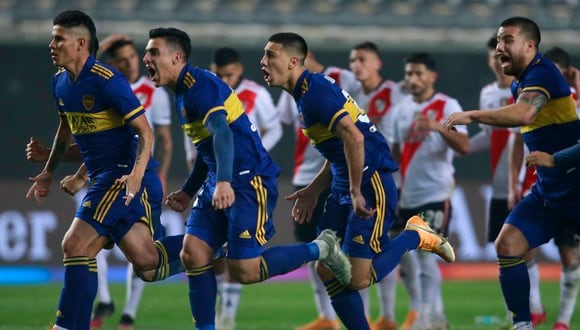 Boca venció a River en penales y clasificó a cuartos de final de la Copa Argentina (Foto: AFP).