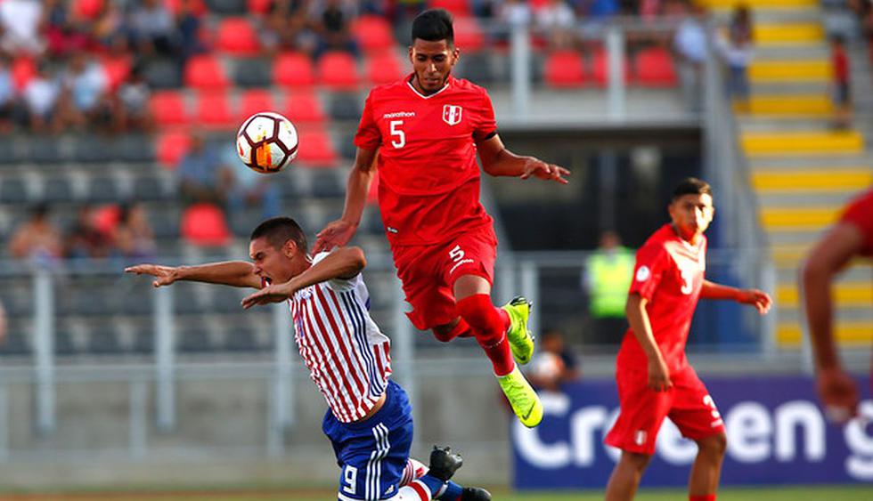 La Selección Peruana jugó contra Paraguay por el Sudamericano Sub 20 de Chile. (Foto: Photosport)