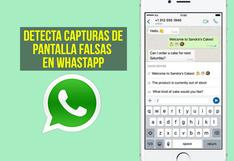 WhatsApp: cómo detectar una captura de pantalla falsa