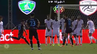 ¡Qué crack! Christian Cueva marcó golazo de tiro libre para Al Fateh en la liga saudí [VIDEO]