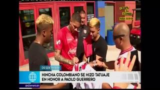 Hincha colombiano se declaró fanático de Guerrero: “Por mí que gane Perú con gol de Paolo”