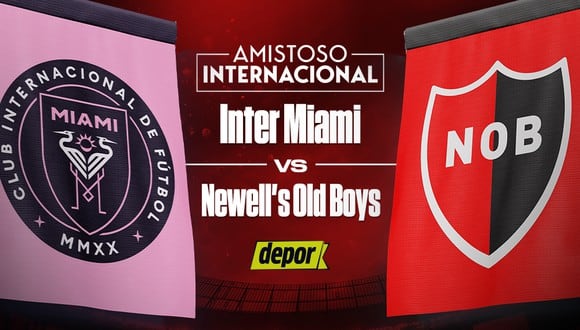 Inter Miami vs. Newell's se enfrentan en amistoso en Estados Unidos. (Diseño: Depor)