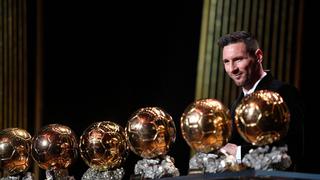 Messi no es el único: Sebastian Driussi posó con sus seis balones de oro tras la coronación del argentino del Barcelona