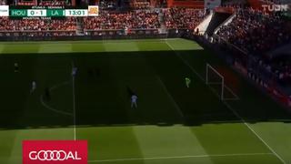 Celebra LA Galaxy: Cristian Pavón se lució con espectacular gol ante Houston Dynamo en el inicio de la MLS [VIDEO]