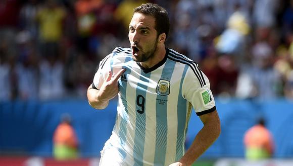 Gonzalo Higuaín es el quinto máximo goleador de la Selección Argentina con 32 tantos. (Foto: Getty Images)