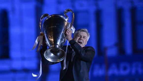 Carlo Ancelotti ganó una Champions League con Real Madrid. (Foto: AFP)