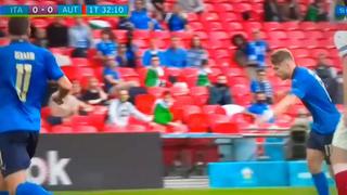 Reventó el travesaño: Ciro Immobile casi marca el 1-0 del Italia vs. Austria [VIDEO]