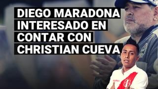 Christian Cueva estaría en la mira de Diego Maradona, para que juegue por Gimnasia