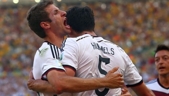 Müller y Hummels ganaron el Mundial Brasil 2014 con la Selección de Alemania. (Foto: Getty)
