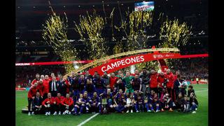 ¡Reyes azulgranas! Barcelona se coronó campeón de la Copa tras golear a Sevilla en Madrid