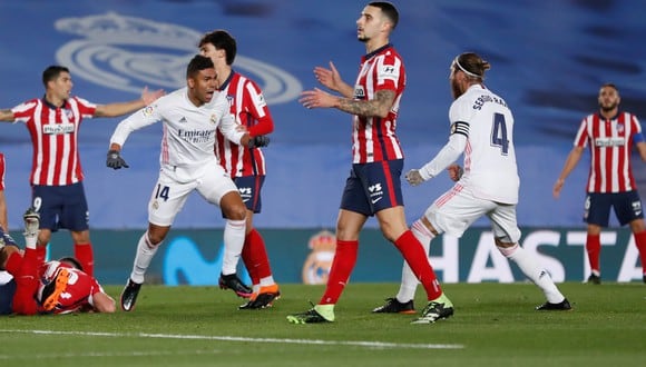Casemiro anotó el primer gol para el Real Madrid. (Foto: @realmadrid)
