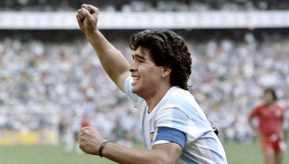 Diego Maradona anotó los dos goles de la victoria de Argentina sobre Inglaterra en México 86. (Foto: AFP)