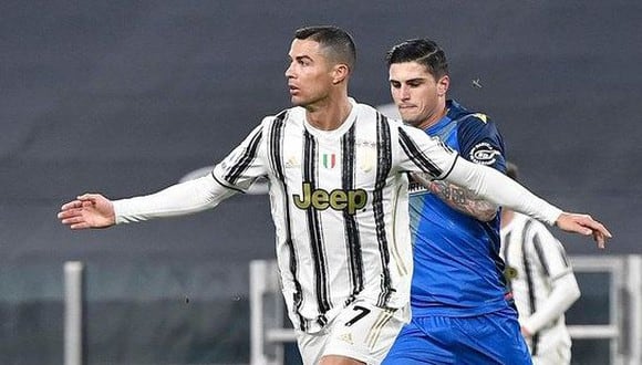 Cristiano Ronaldo marcó sus dos primeros goles del año ante Udinese. (AFP)