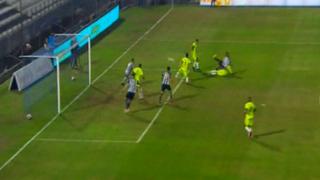 La ocasión de gol que falló Roberto Villamarín, tras pase perfecto de Rinaldo Cruzado [VIDEO]