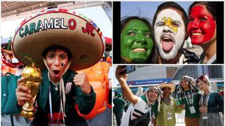 El color y la fiesta azteca: la alegría de los hinchas previo al México-Suecia por el Mundial 2018