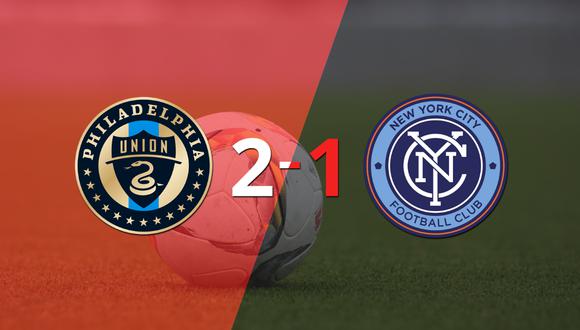 Philadelphia Union consiguió una victoria en casa por 2 a 1 ante New York City FC