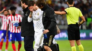 La Supercopa saldría cara: Sergio Ramos estaría dos semanas de baja en Real Madrid por lesión