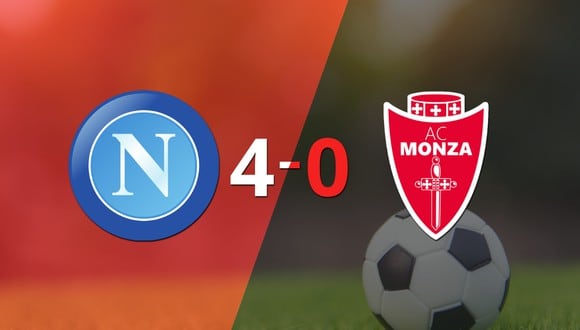 Khvicha Kvaratskhelia impulsó la victoria de Napoli frente a Monza con dos goles 