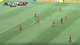 ¡De casi 25 metros! Golazo de Ruidíaz para el 1-0 del Seattle Sounders contra Dallas en Playoffs de MLS [VIDEO]