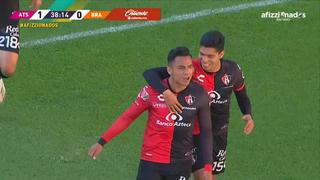 Rompió el arco: Jairo Torres y su golazo de cabeza para el 1-0 del Atlas vs. Juárez por Liga MX [VIDEO]