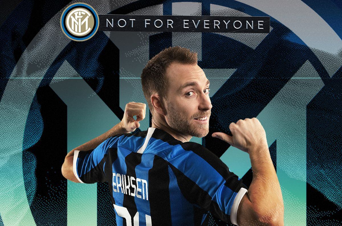 Christian Eriksen firma con el Inter de Milán hasta junio de 2024. (Inter de Milán)