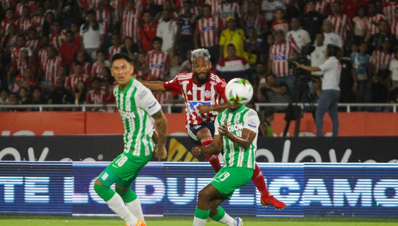 Junior derrotó 3-1 a Atlético Nacional por la fecha 2 del Torneo Finalización 2022 de la Liga BetPlay. (Foto: Prensa Dimayor)