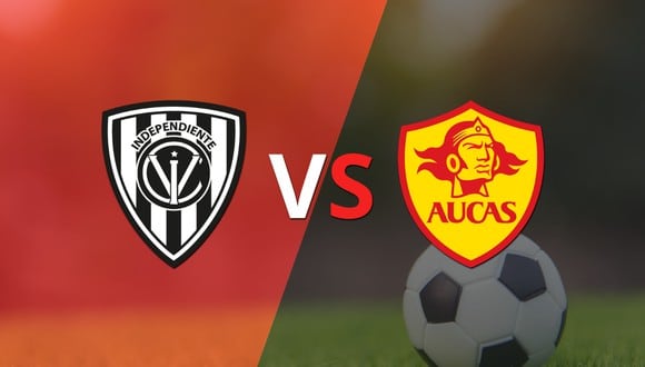Termina el primer tiempo con una victoria para Independiente del Valle vs Aucas por 1-0