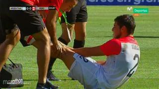 La frustración de Marco Saravia tras salir lesionado del Perú vs. Argentina por el Sudamericano Sub 20 [VIDEO]