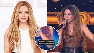 Shakira sorprendida al ver a su doble: “Mejor que la original”