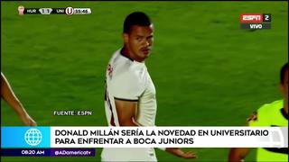 Donald Millán sería el ‘as’ bajo la manga para enfrentar a Boca Juniors