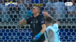 El otro salvador de Argentina: Armani y la espectacular atajada del penal para evitar el 2-1 a favor de Paraguay [VIDEO]