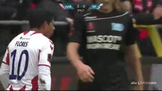 Flores volvió a jugar luego de más tres meses y dio un pase gol que su compañero erró [VIDEO]