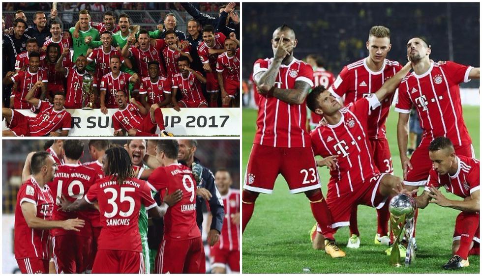 El festejo del título de Bayern Munich de la Supercopa alemana en imágenes. (Getty Images / AFP / AP / Reuters)