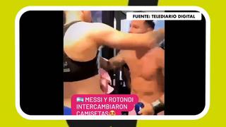 En Leagues Cup: Rodolfo Rotondi cumplió el sueño de intercambiar camiseta con Lionel Messi 