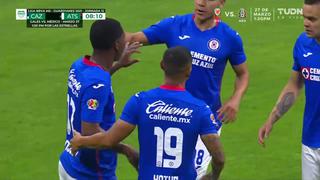 ‘Máquina’ en acción: gol de Brayan Angulo para el 1-0 del Cruz Azul vs. Atlas por la Liga MX 2021 [VIDEO]