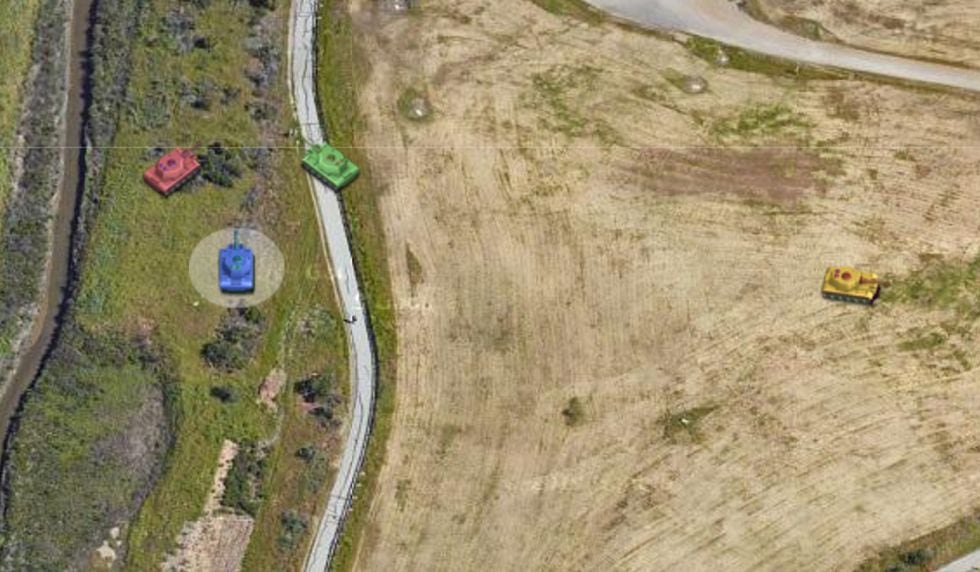  Así es Geo Guns, el juego de tanques que puedes activar en Google Maps y el entretenimiento durante la cuarentena. (Foto: Google) 