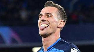 YouTube viral: así fue el hat-trick de Arkadiusz Milik con Napoli en la Champions League