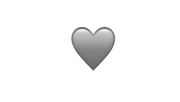 ¿Alguna vez te has preguntado qué es lo que significa el corazón gris en WhatsApp? Aquí te lo contamos. (Foto: Emojipedia)