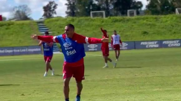 Nacional se prepara para jugar ante Libertad. (Video: Nacional)