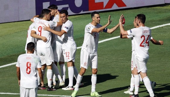 España goleó a Eslovaquia por la fecha 3 de la fase de grupos de la Eurocopa 2021. (Foto: EFE)