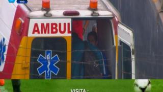 Alianza Lima: Leao Butrón fue trasladado en ambulancia a clínica para ser observado (VIDEO)