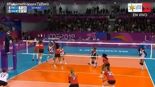 ¡Lo gritaron todos! Clarivett Yllescas le dio el segundo set a Perú frente a Canadá por los Panamericanos 2019 [VIDEO]