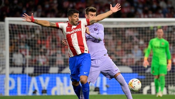 Luis Suárez alcanzó nuevo récord tras anotar ante Barcelona. (Foto: AFP)