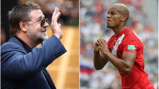 Actor Russell Crowe aplaudió el gol de André Carrillo: "Impresionante"